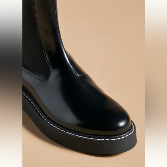 Anthropologie NWT Pilcro Contrast Stitch Boots size 7-7,5 (38). - Picture 2 of 9